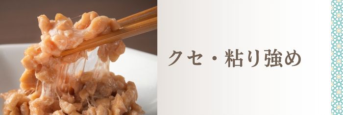 クセ・粘り強めな納豆がお好みの方へ